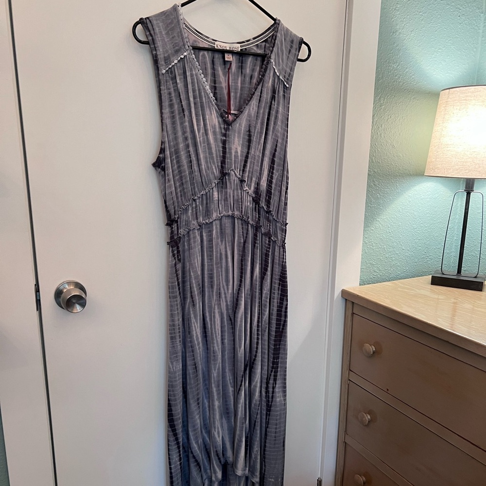 NWT Knox Rose Tie Dye Sleeveless Summer Dress